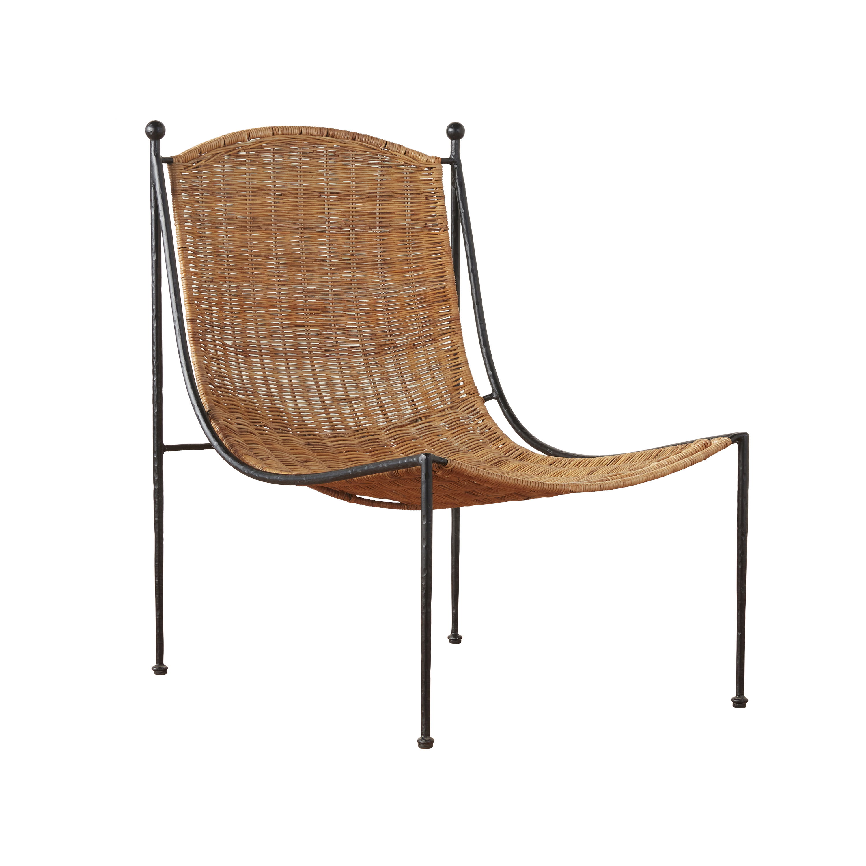 Lacoste Indoor/Outdoor Wicker Lounge Chair, Outdoor Chaise Lounge by Woven, 1'10.75" width x 2'8.25" height x 2'5.5" depth View 5