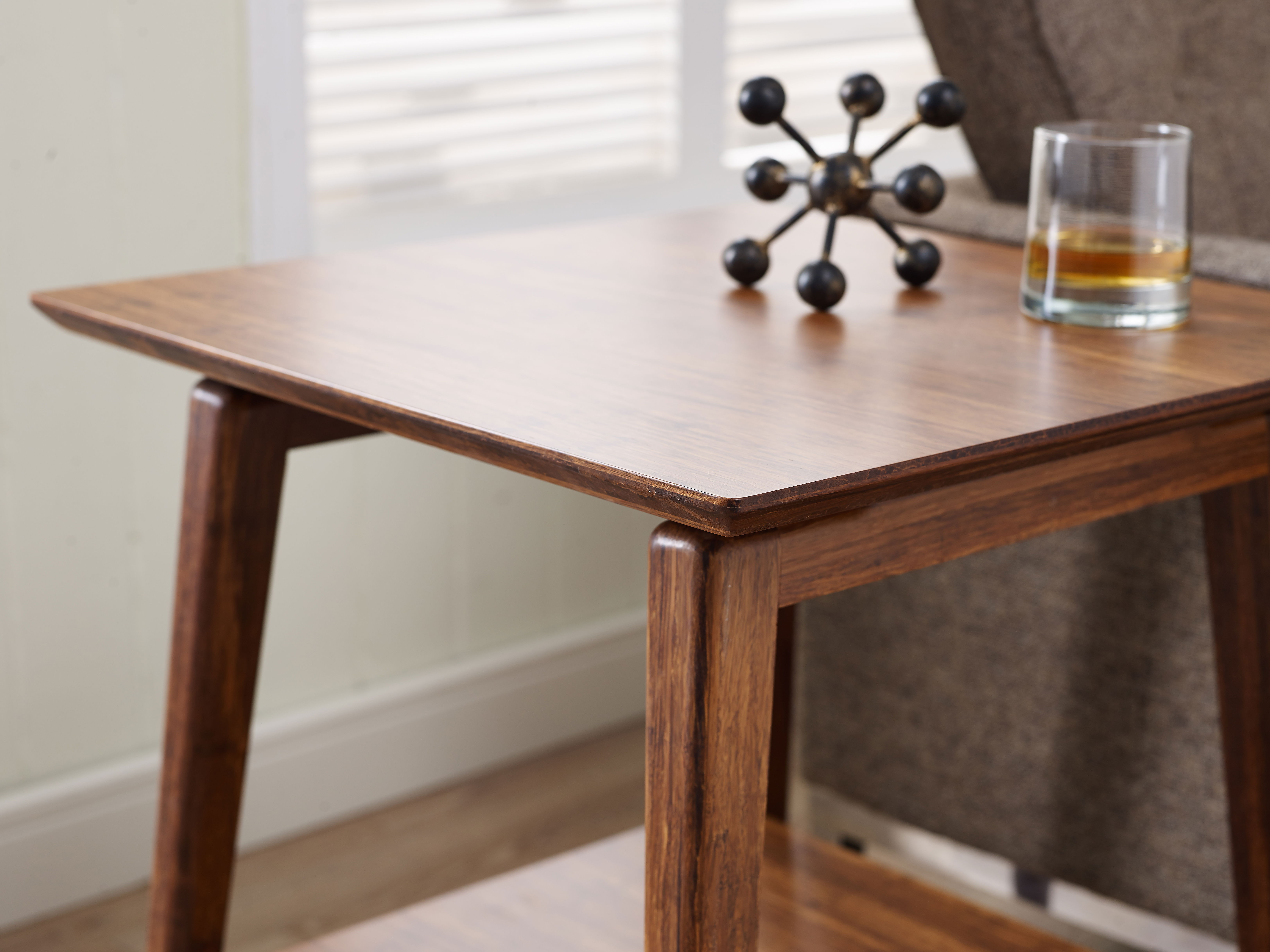 Antares End Table, Exotic, Living Room by Greenington, 20" length x 20" width x 23.5" height View 2