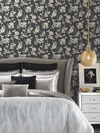 Flutter Vine Grey Wallpaper, by York Wall, 27' length x 2'3" width x 0.02" depth thumbnail 3