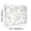 Tropical Sketch Toile Brown Wallpaper thumbnail 7