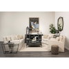 Denly II 92.5W  Beige Slipcover Three Seater Sofa, Sofas & Sectional by Mercana, 92.5" length x 38.25" width x 34.5" height thumbnail 3