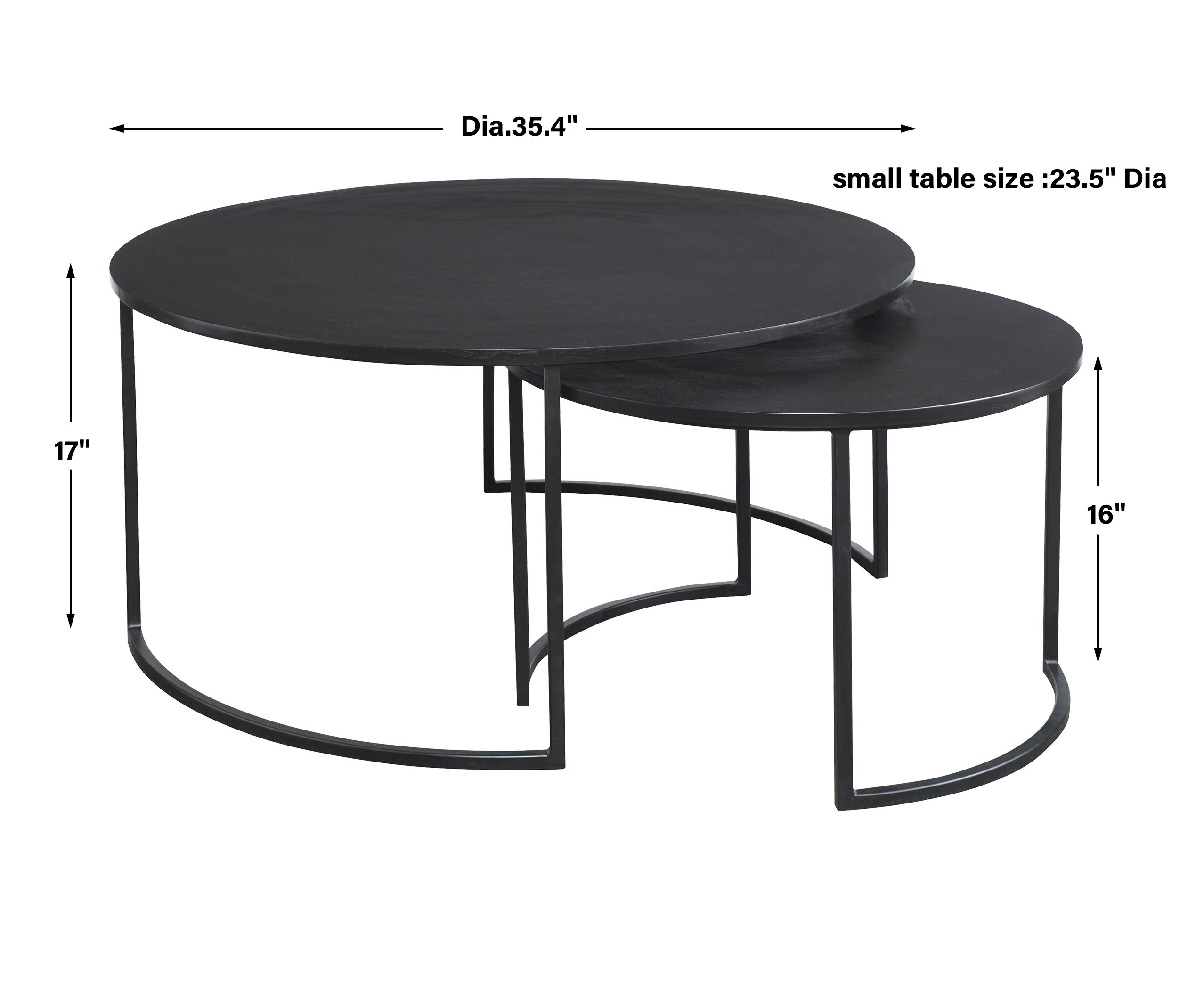 Barnette Modern Nesting Coffee Tables S/2 large image 