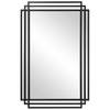 Amherst Black Iron Mirror, by Uttermost, 23.75" width x 36.5" height x 1.5" depth thumbnail 1