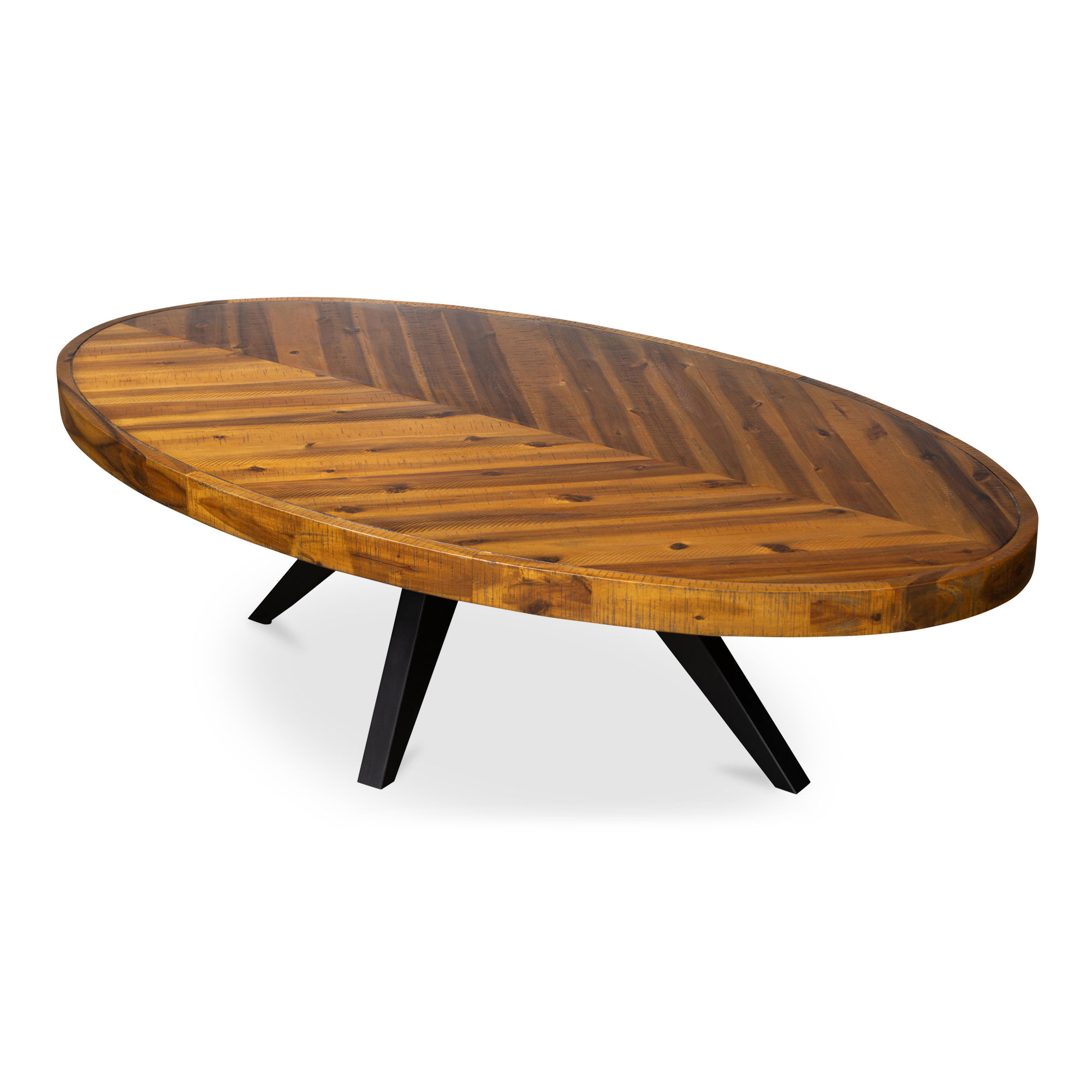 Parq Oval Coffee Table Amber large image 