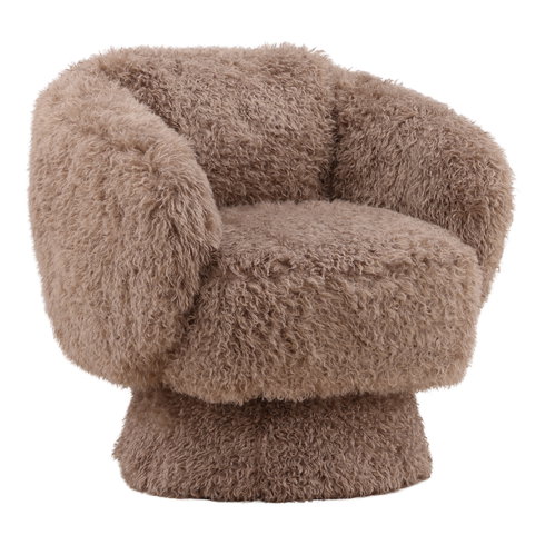 Mariam Swivel Chair Taupe