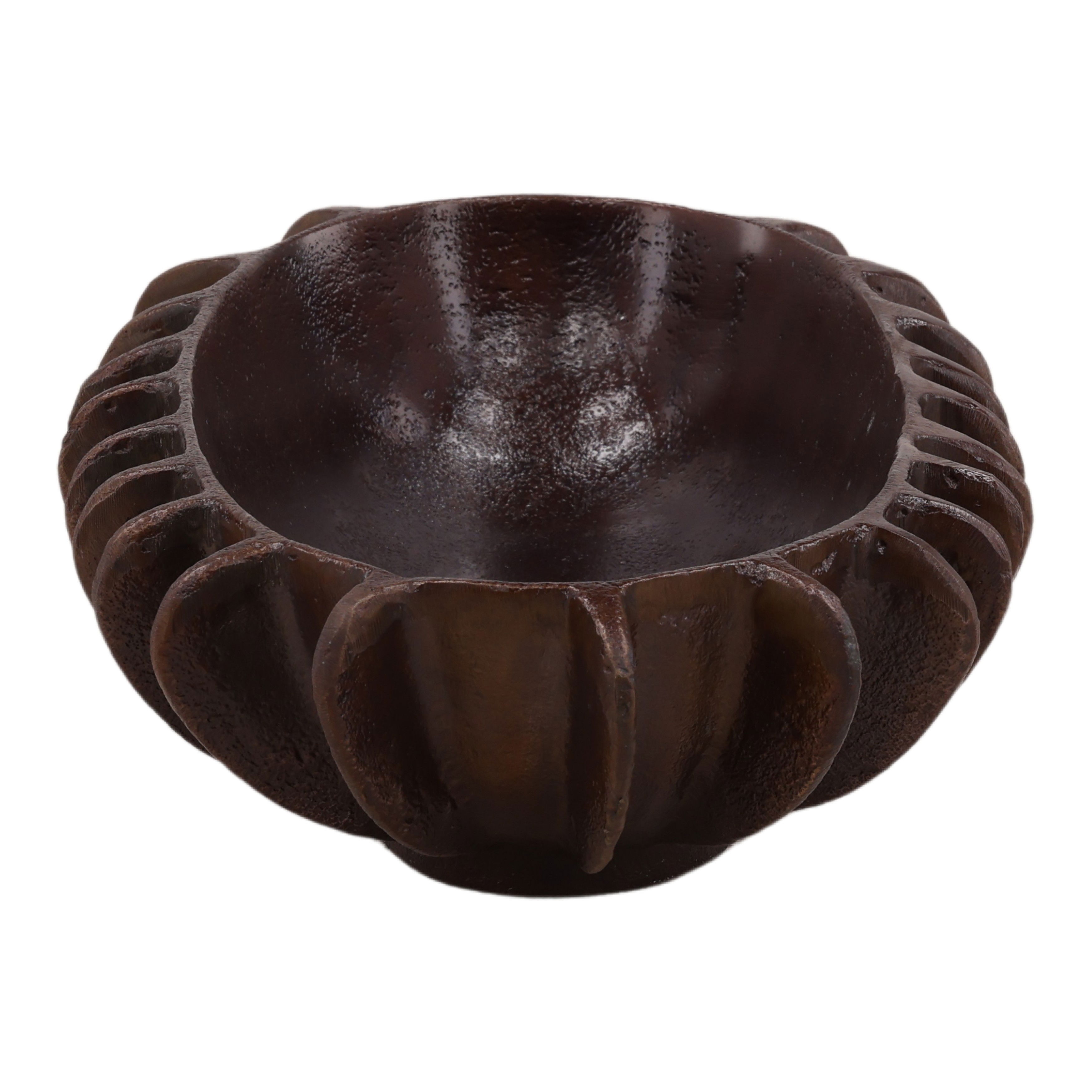 Isaura Bowl Bronze, Decor by Dovetail, 19" width x 3" height x 9" depth View 3
