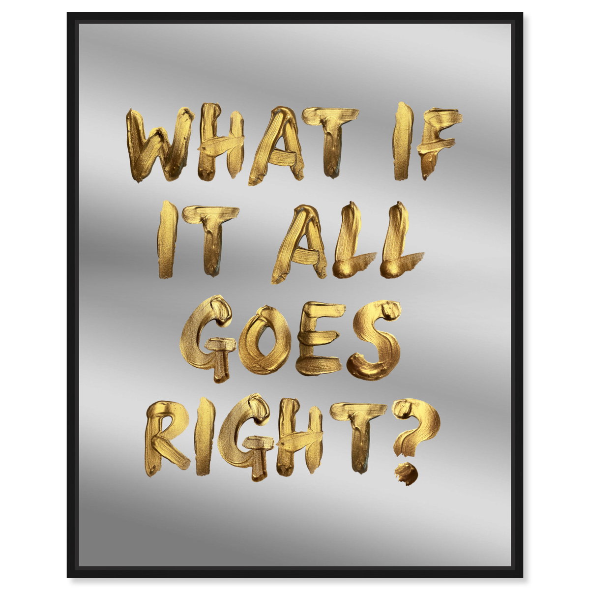 Perfect Alignment Mirror - Decorative Mirror (No Embellishment), by Oliver Gal,  20x30 View 1