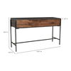 Tobin Console Table Light Brown thumbnail 6