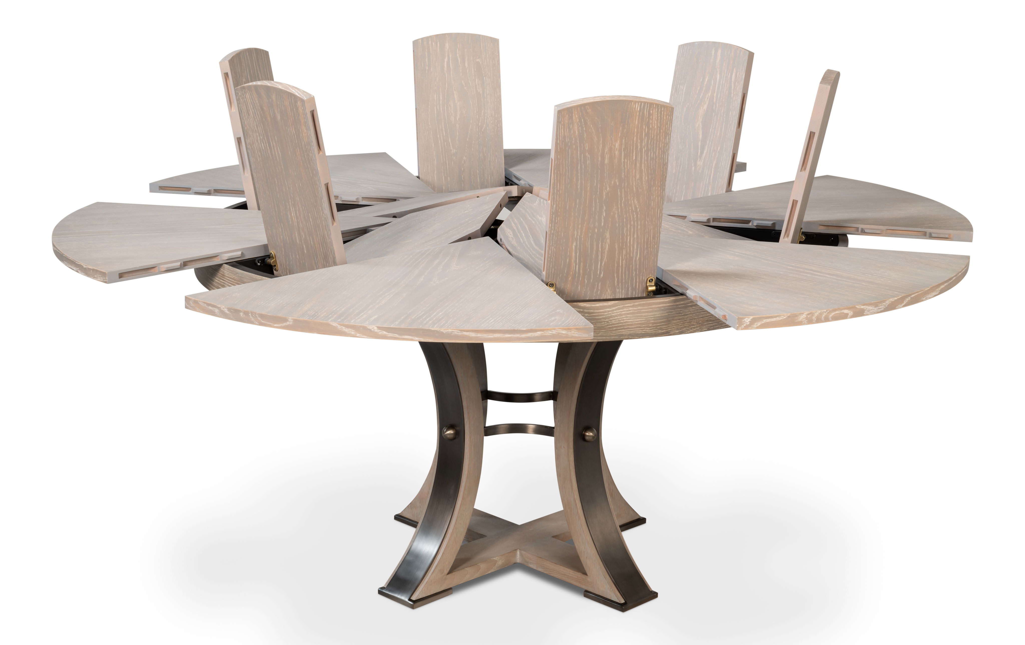 Tower Jupe Dining Table, Med,Moonskin large image 