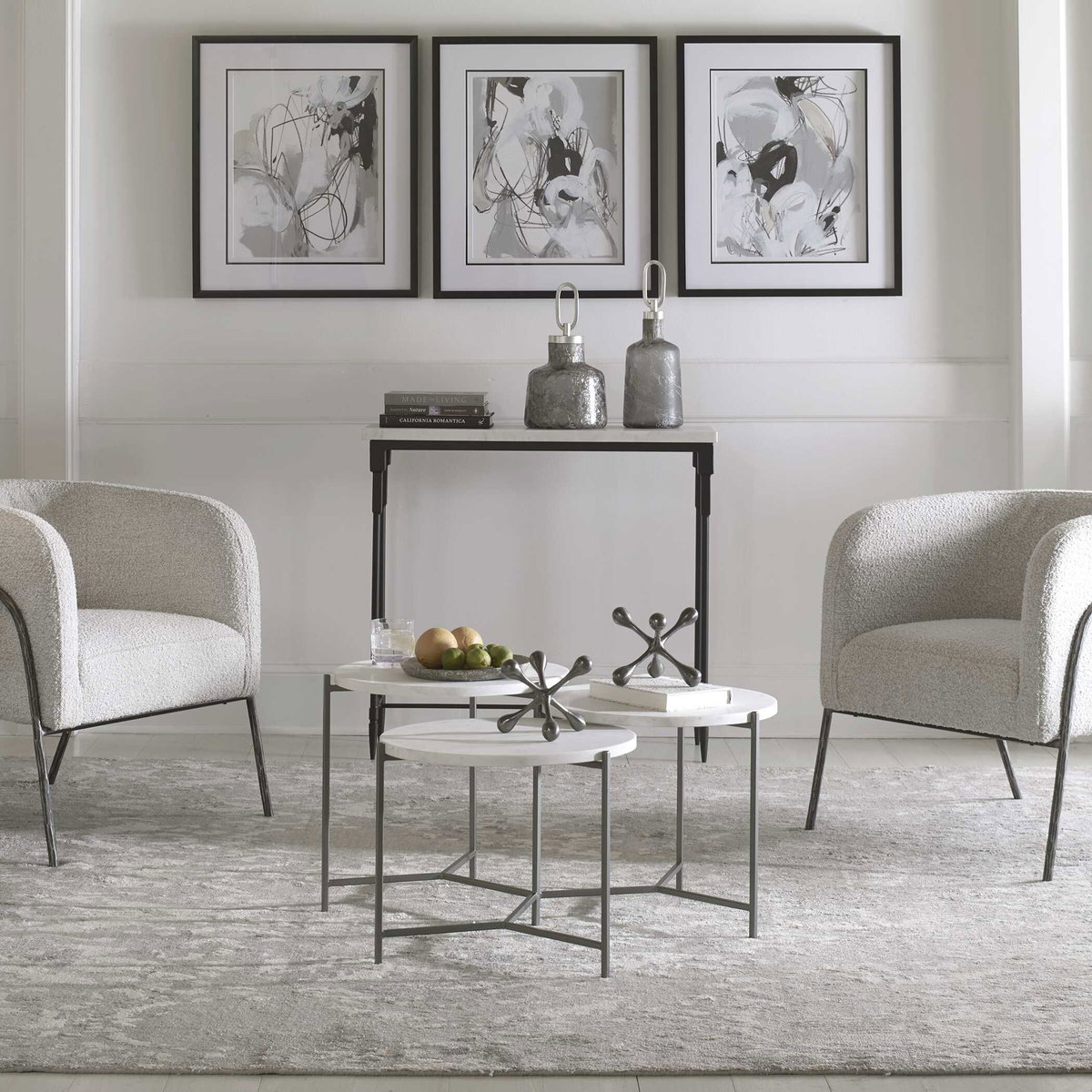 Contarini Tiered Coffee Table, by Uttermost, 38" width x 18" height x 34" depth View 4