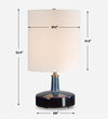 Abyss Blue Table Lamp thumbnail 2