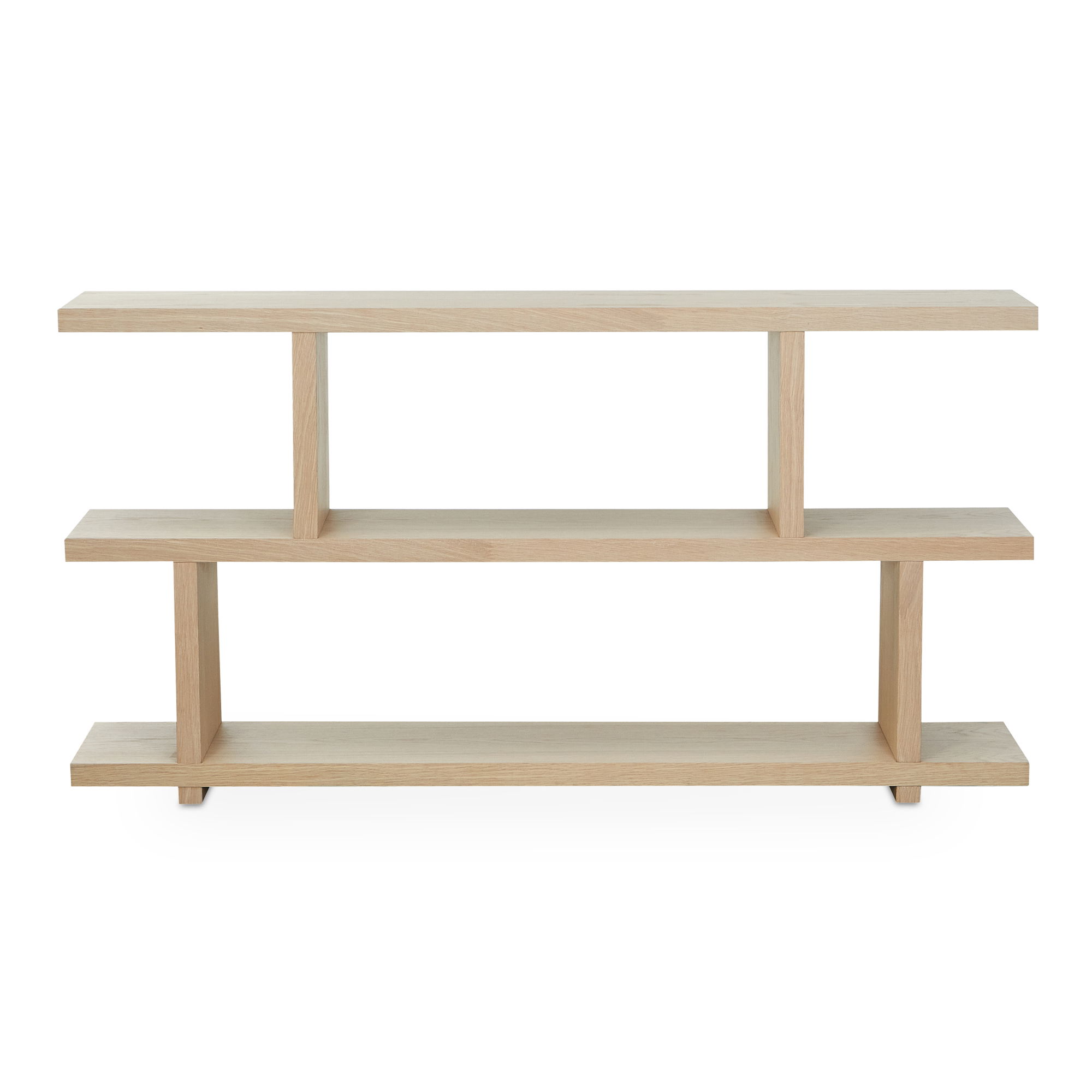 Miri Small Shelf Oak, Shelving & Bookcase by Moe's Home, 63" width x 33" height x 11" depth View 1