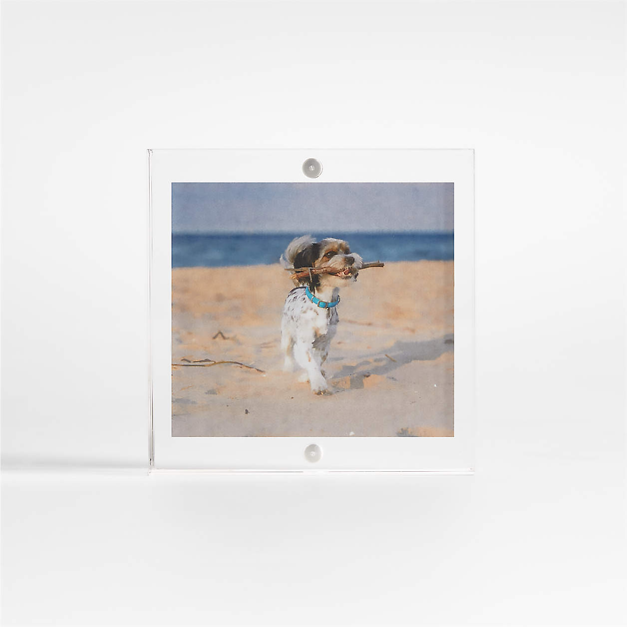Online Designer Living Room Acrylic 3x3 Block Tabletop Picture Frame