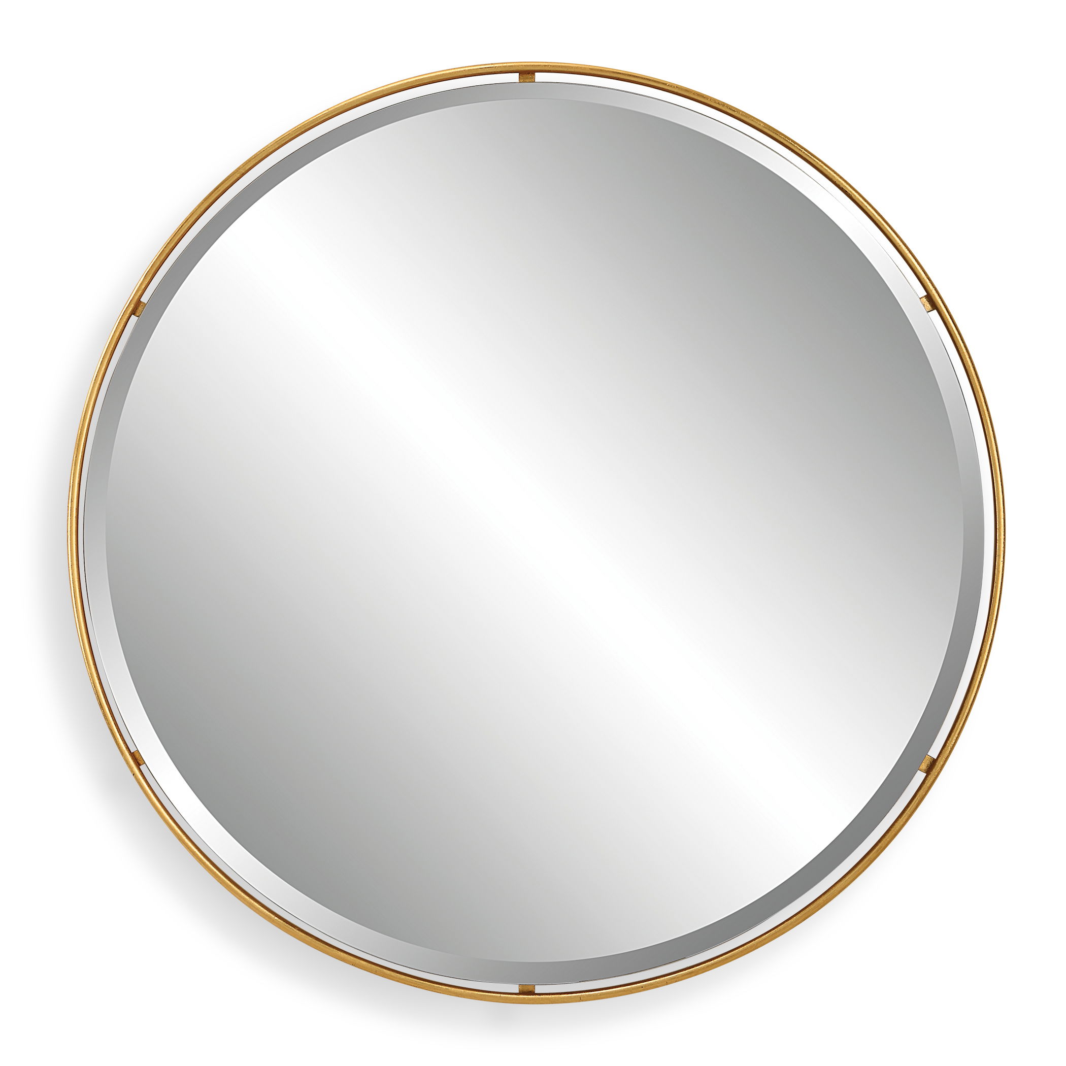 Canillo Gold Round Mirror large image 