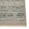 Damask Hand-Knotted Wool Gray Area Rug thumbnail 1