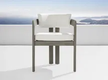 Online Designer Patio Milos Outdoor Dining Arm Chair