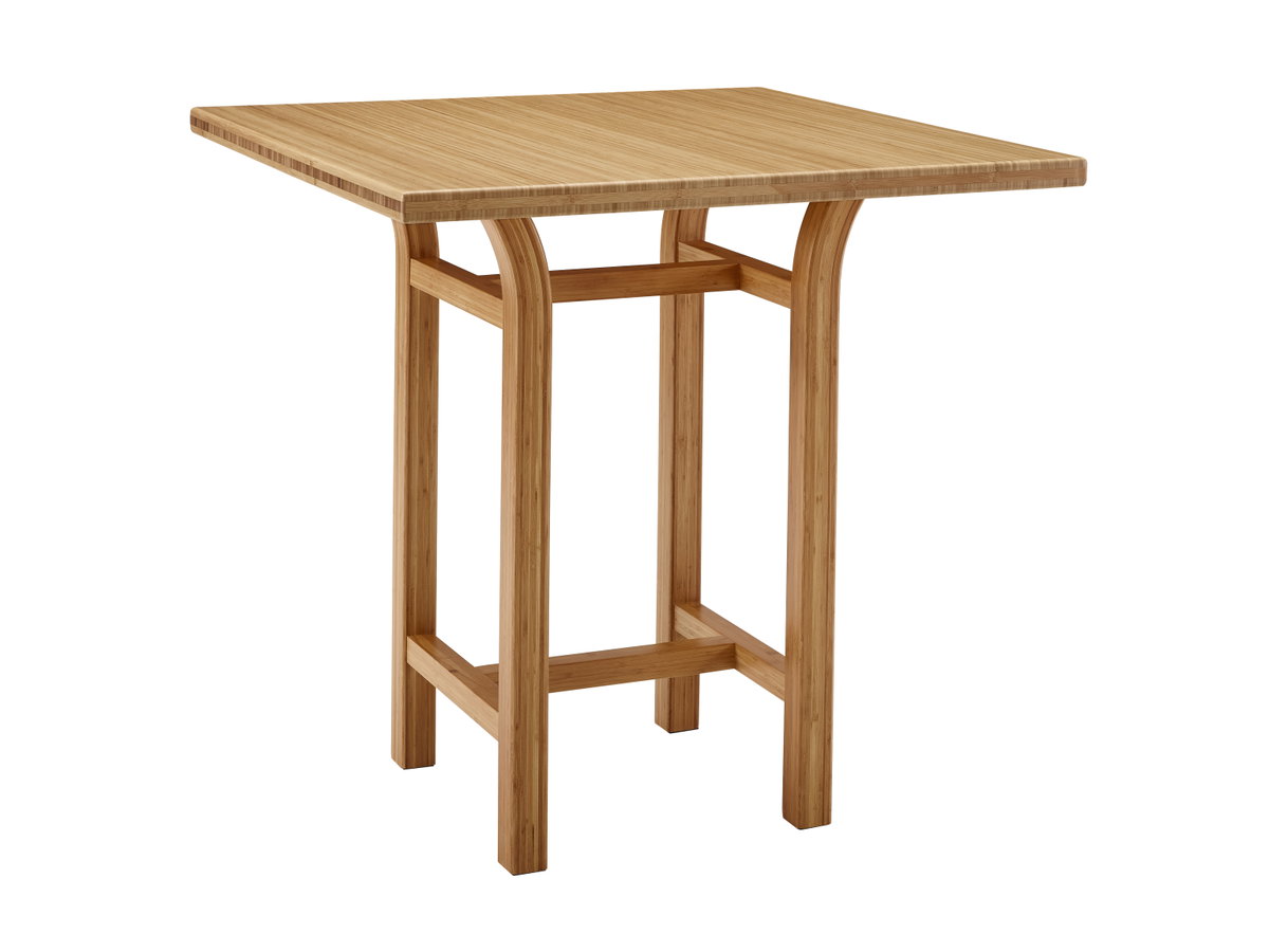 Tulip Counter Height Table, Caramelized, Dining Table by Greenington, 36" length x 36" width x 36" height View 2
