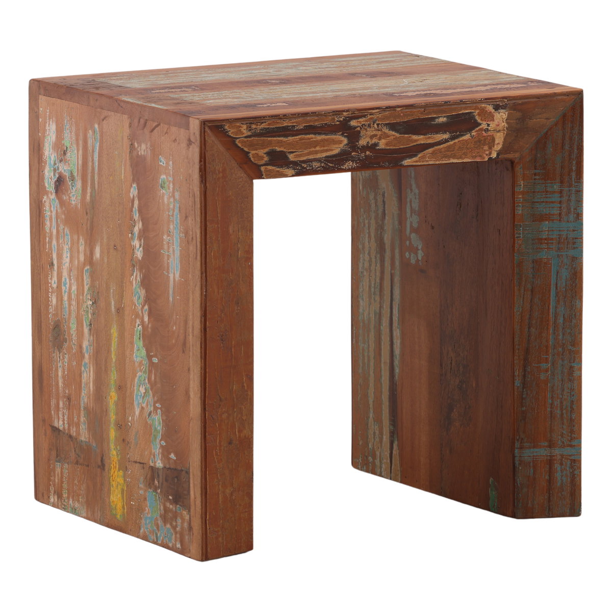 Sylvan Side Table Brown, Side & End Table by Dovetail, 22" width x 22" height x 18" depth View 1