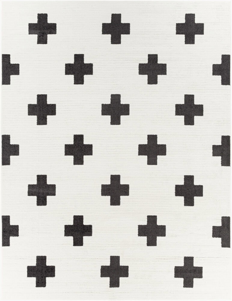 Moroccan Shag Machine Woven Rug, by Surya, 1'3.75" length x 1'3.75" width