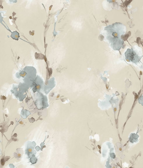 Soft Blue Charm Wallpaper