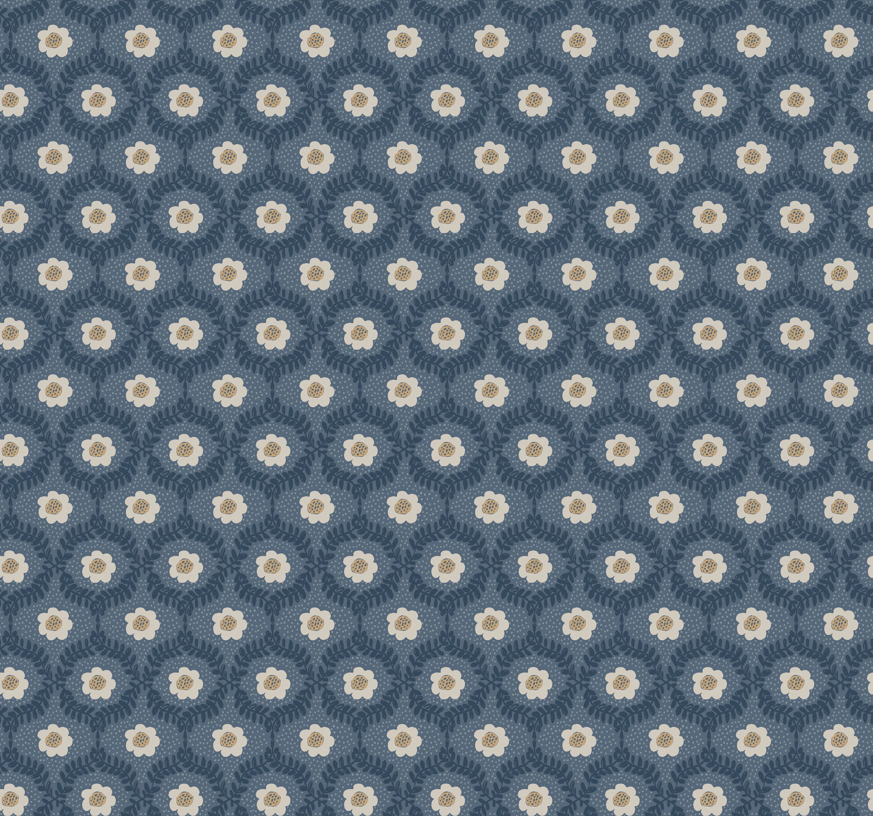 Emma Navy Wallpaper large image 