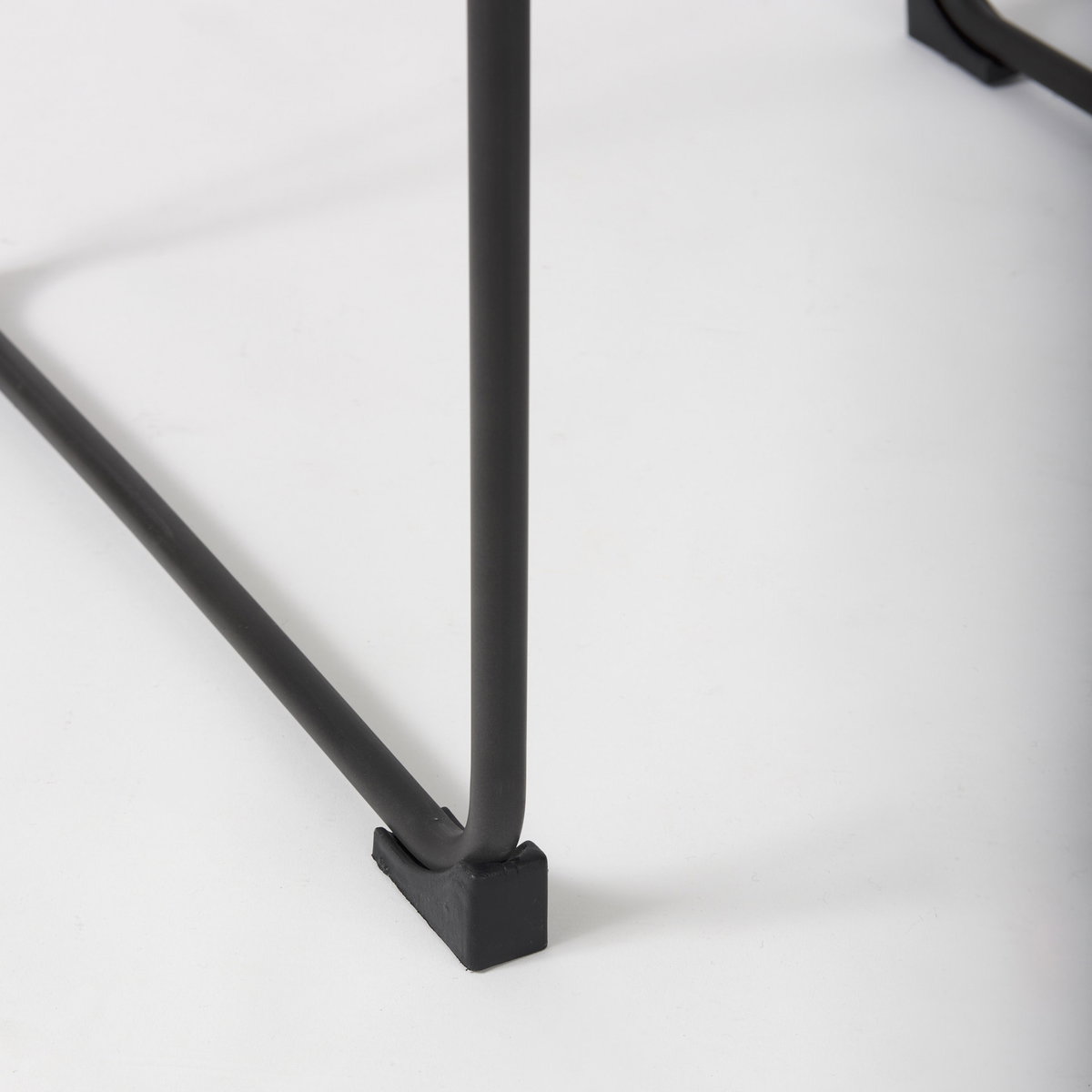 Direttore 19.3L x 19.3W x 44.1H Brown/Gray Suede with Metal Frame Bar Stool, Counter & Bar Stool by Mercana, 19.3" length x 20" width x 44.25" height View 11