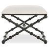 Iron Drops Small Bench, Benche by Uttermost, 24" width x 19.5" height x 16" depth thumbnail 1