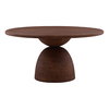 Amberlyn Dining Table Brown 60', by Dovetail, 60" width x 30" height x 60" depth thumbnail 1