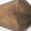 Perrin Small Brushed Gold Metal Decorative Vase thumbnail 9