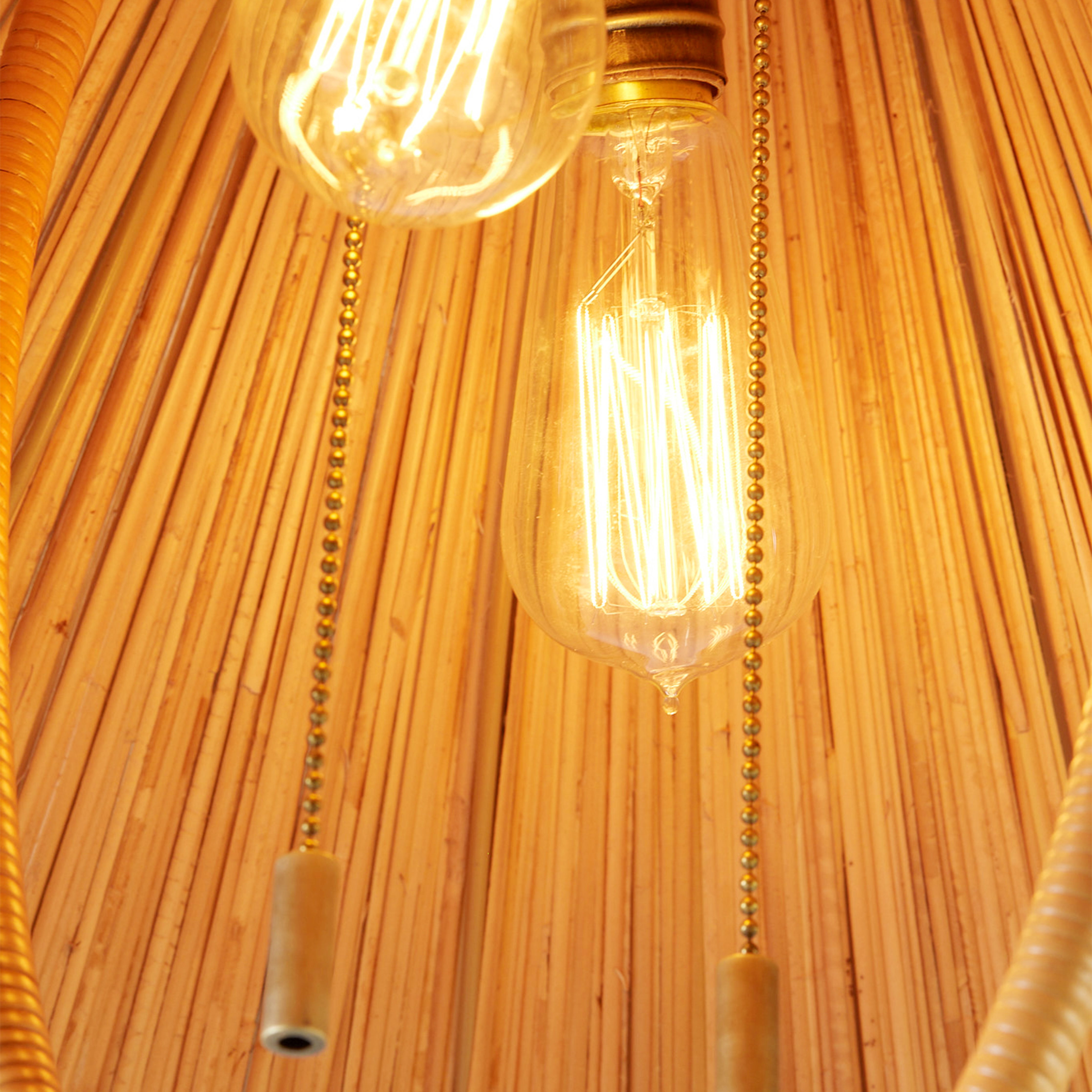 Delphine Floor Lamp, by Woven, 60" height x 22.5" diameter View 5