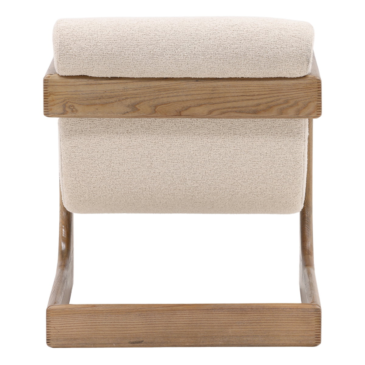 Bridges Occasional Chair Cream, Accent Chair by Dovetail, 24.25" width x 28.95" height x 31.8" depth View 4