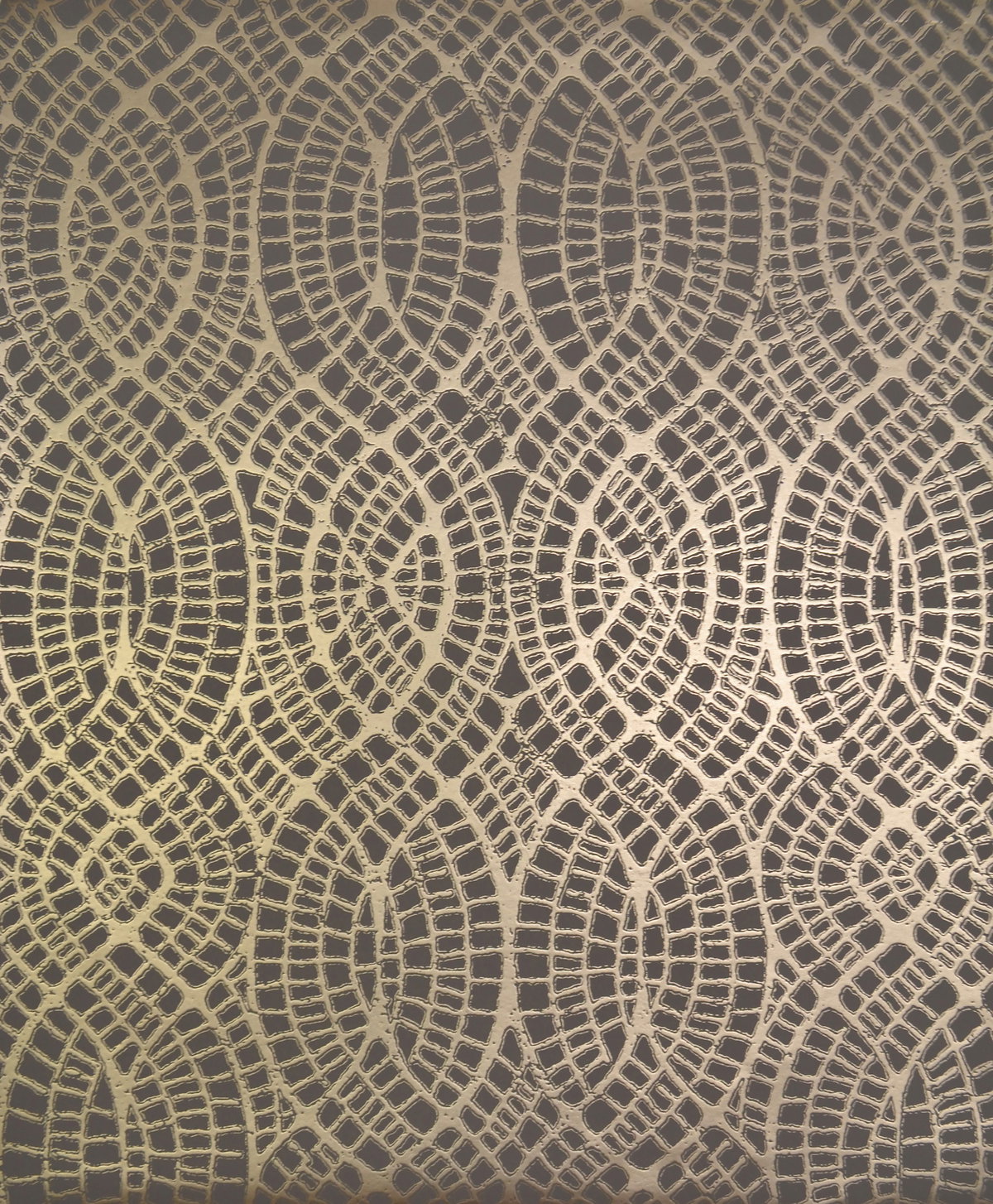 Tortoise Taupe & Gold Wallpaper, by York Wall, 32'9.6" length x 1'8.8" width x 0.02" depth