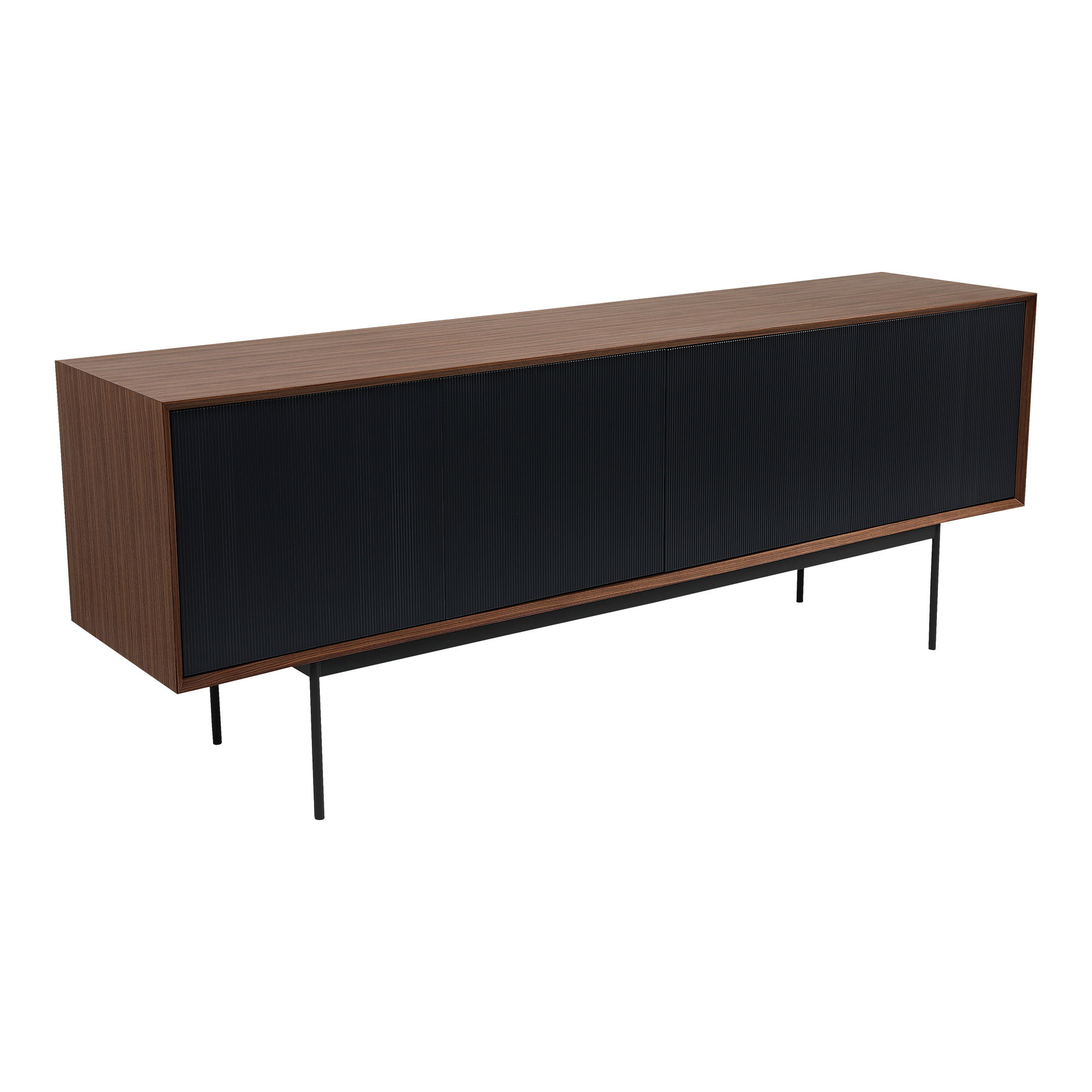 Araya Sideboard Brown, Cabinets & Sideboard by Moe's Home, 87" width x 33" height x 20" depth View 3