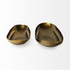 Karmen (Set of 2) Gold Hammered Oversized Bowls, Decorative Bowl by Mercana, 28.74" length x 11.81" width x 5.12" height thumbnail 4