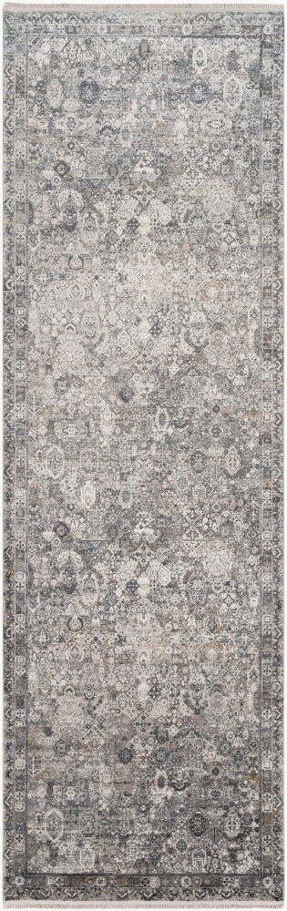 Solar Machine Woven Rug, by Surya, 9'10.11" length x 3'2.58" width