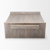 Elaine 59x36 Brown Solid Wood Top & Base Coffee Table thumbnail 4