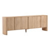 Lorcan Sideboard Light Natural, Sideboards & Buffet by Dovetail, 94.6" width x 32" height x 17.75" depth thumbnail 1