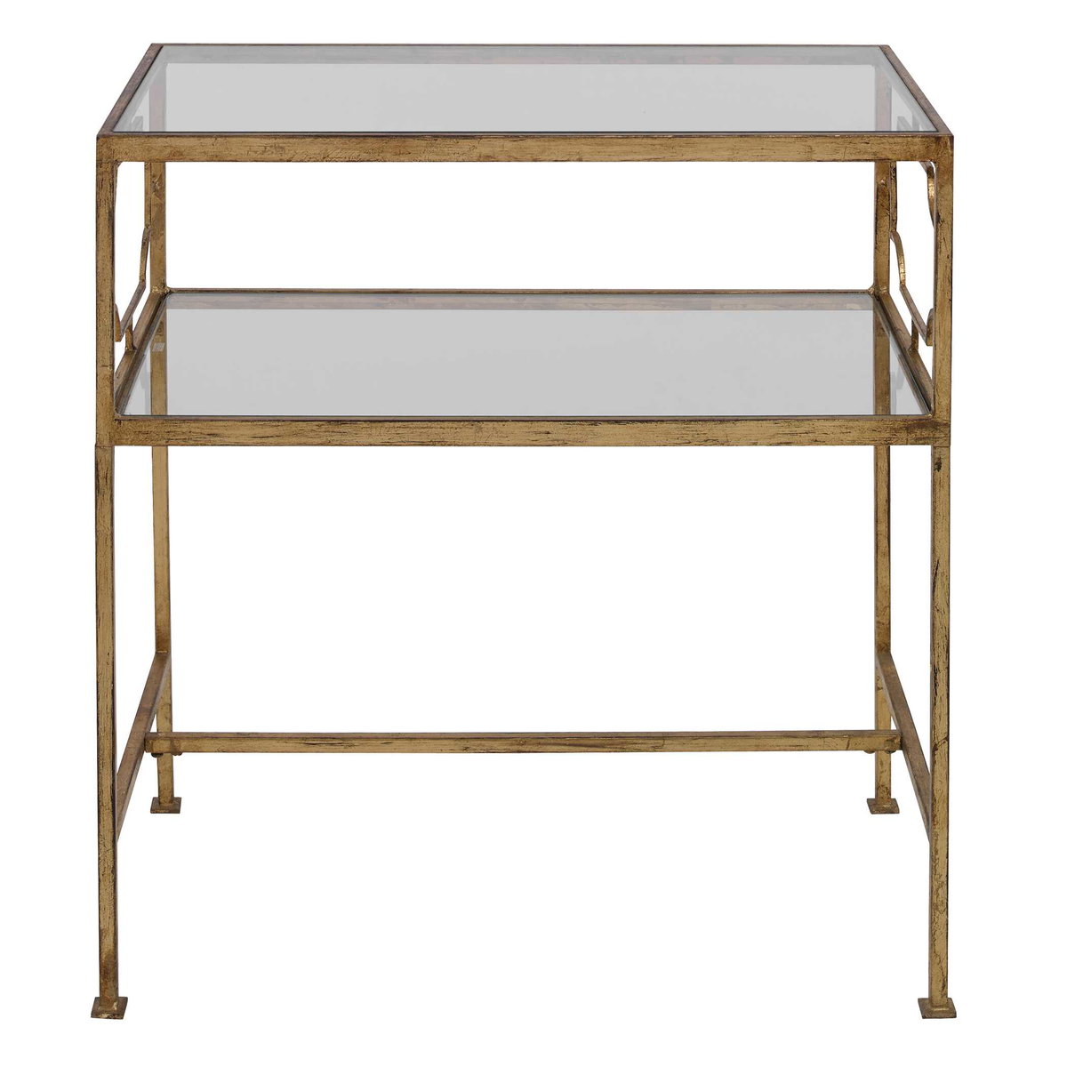 Genell Side Table, Side & End Table by Uttermost, 23.87" width x 25.75" height x 14" depth View 5