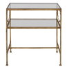 Genell Side Table, Side & End Table by Uttermost, 23.87" width x 25.75" height x 14" depth thumbnail 5