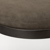 Tyson Backless 31in Seat Bar Stool | Brown/Gray Suede with Black Metal, Counter & Bar Stool by Mercana, 17.25" length x 17.5" width x 31" height thumbnail 8