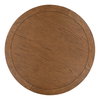 Henley Bistro Table Dark Brown, Dining Table by Dovetail, 38" width x 30" height x 38" depth thumbnail 2