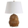 Reed Honey Rattan Table Lamp, by Uttermost, 18" width x 25" height x 18" depth thumbnail 5