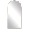 Crosley Antique Brass Arch Mirror thumbnail 0