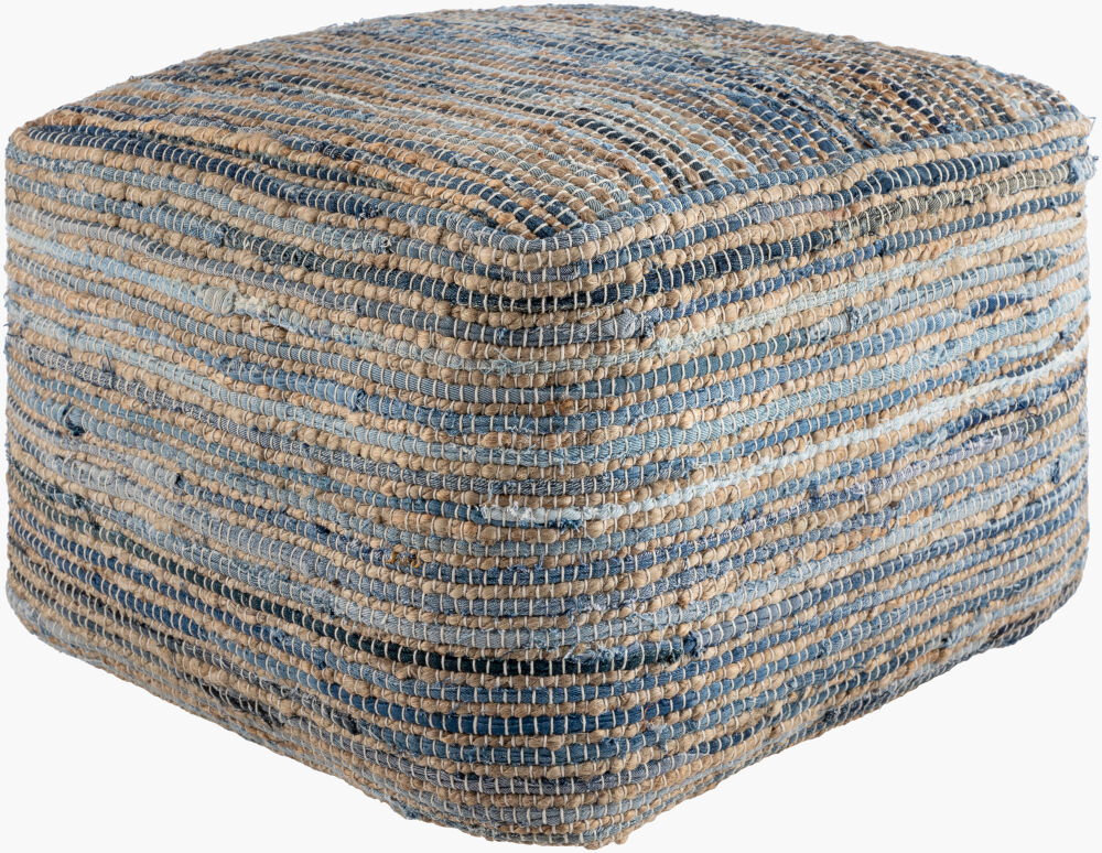 Patrik Pouf, Ottoman by Surya, 18" width x 14" height