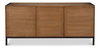 Becket Sideboard  Brown, by Sarreid, 1'8" length x 6'2" width x 2'9" height thumbnail 3