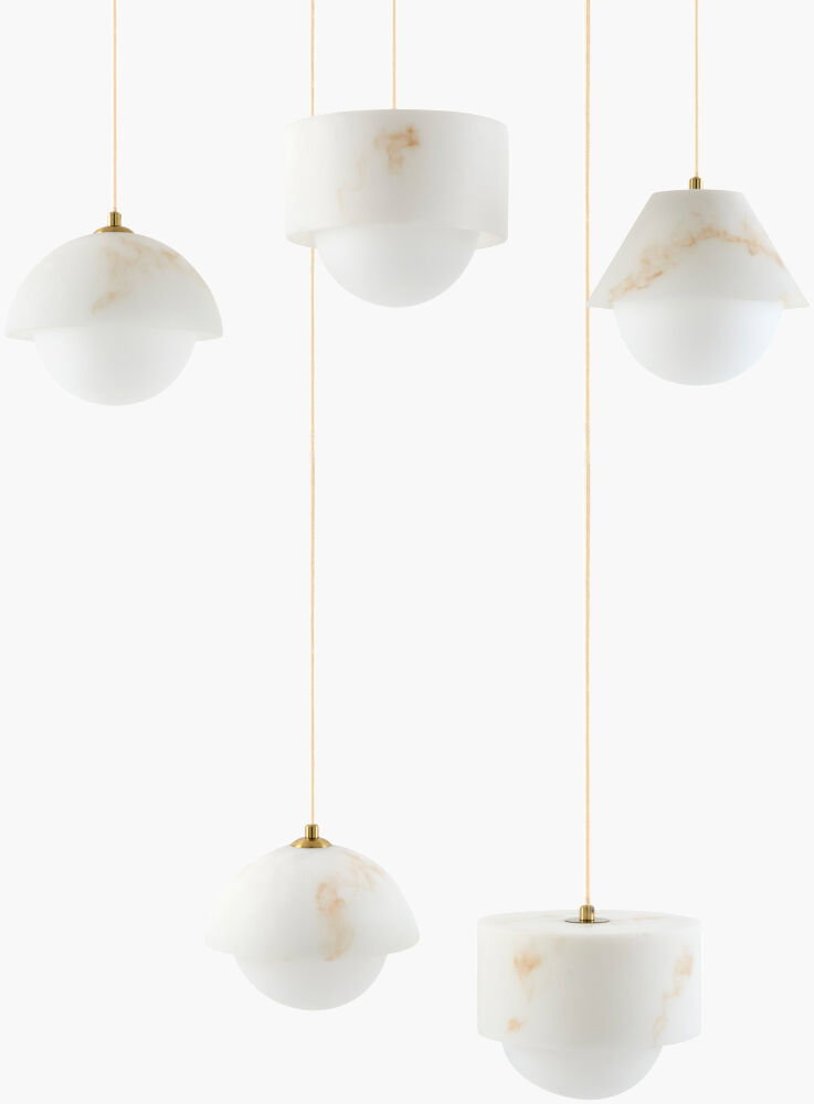 Marzia Chandelier, by Surya, 27" length x 4" width x 8" height