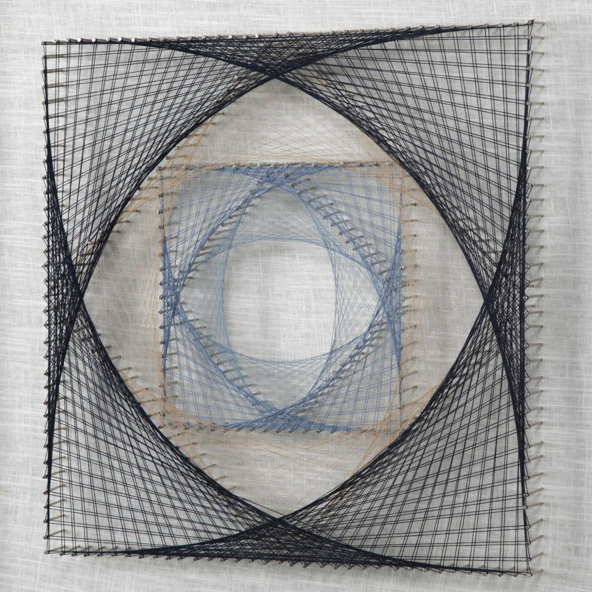 String Duet Geometric Art Set/2, by Uttermost, 1'11.62" width x 1'11.62" height x 2.5" depth View 7