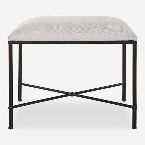 Avenham Small Black Framed Bench