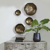 Lucky Coins Brass Wall Bowls Set/4, Sculptural Wall Art by Uttermost, 11" width x 11" height x 2.5" depth thumbnail 4