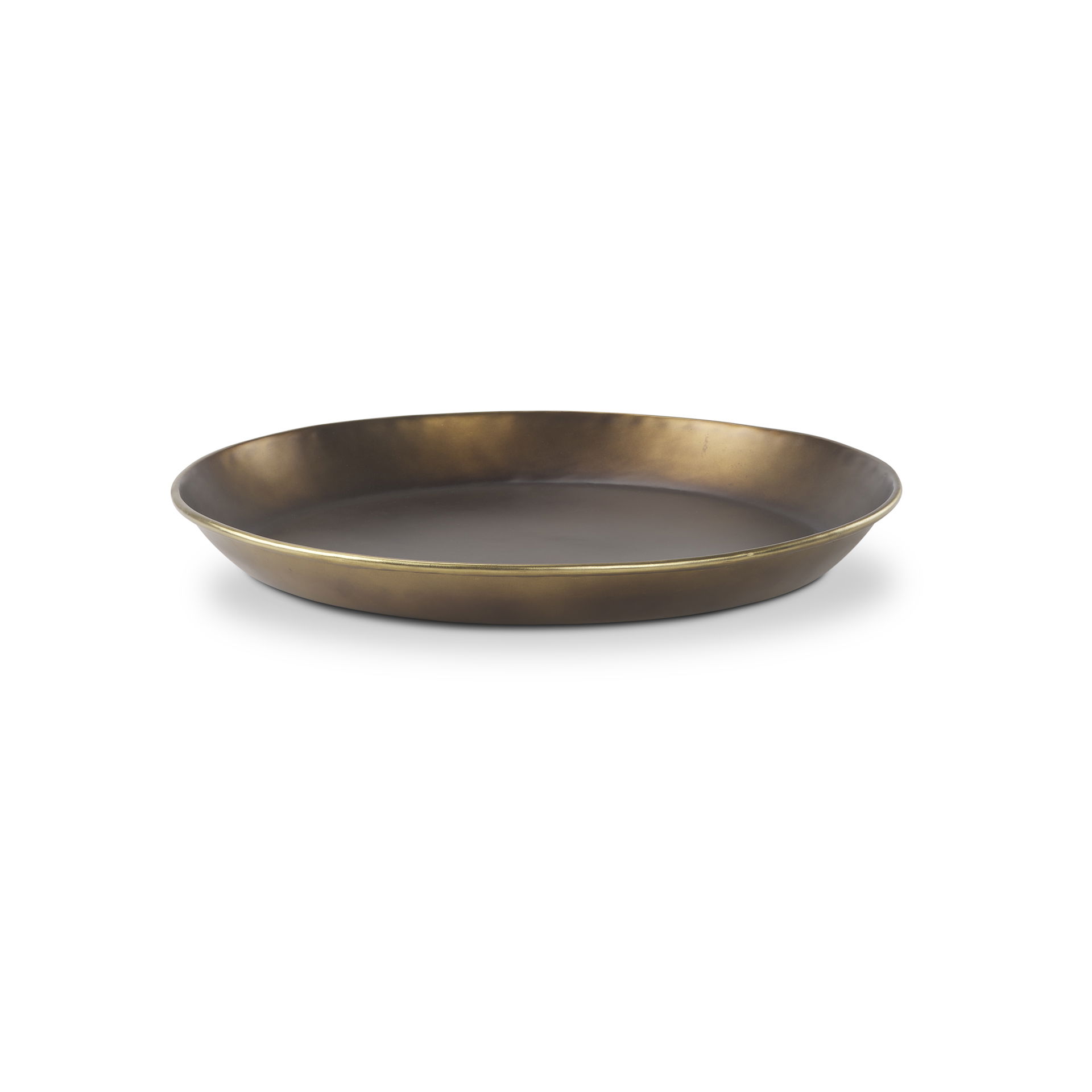 Eagan  Brass Aluminium Tray Medium large image 